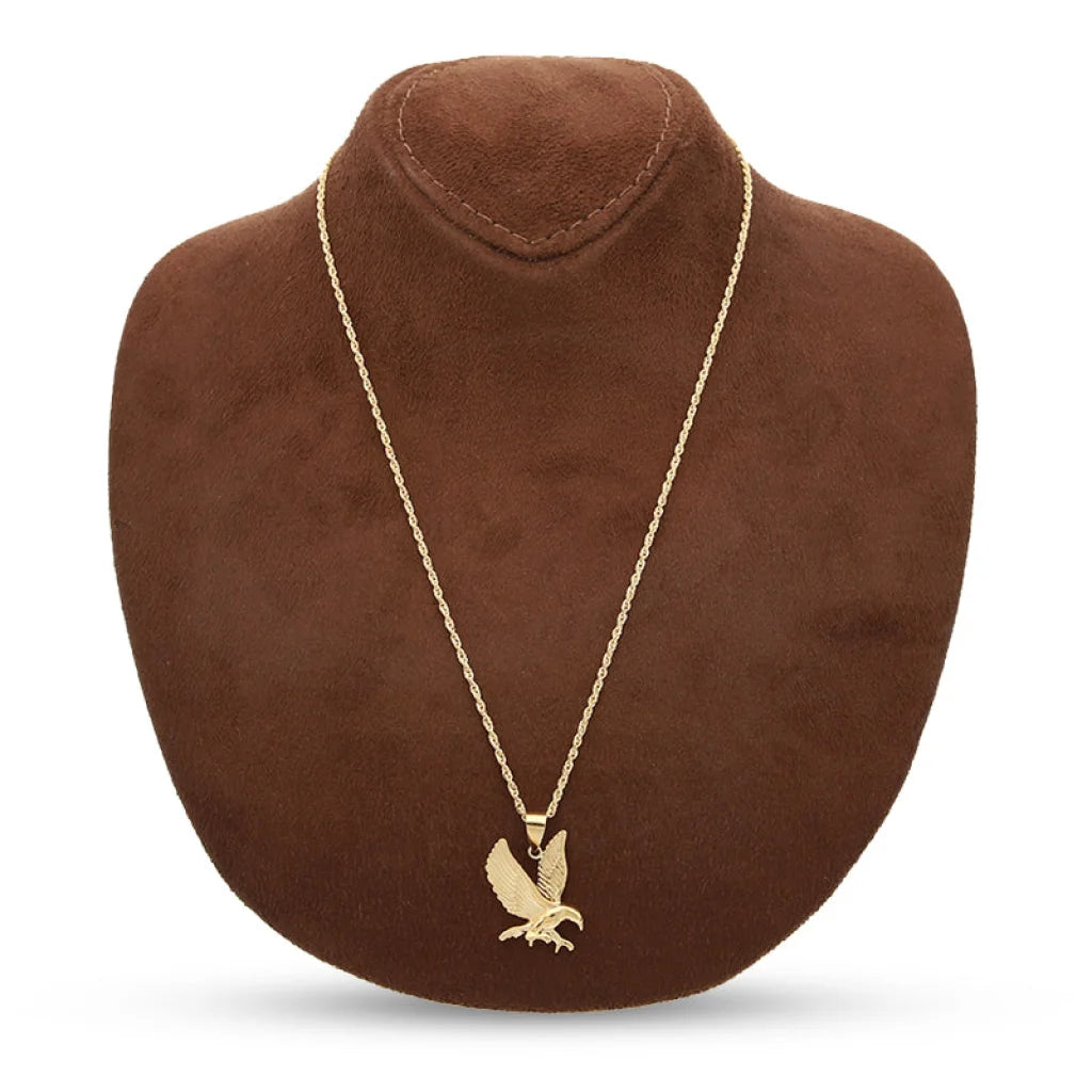 Gold Necklace (Chain With Eagle Shaped Pendant) 18Kt - Fkjnkl18K5108 Necklaces