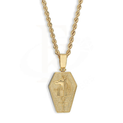 Gold Necklace (Chain With Egyptian Anubis & Ankh Pendant) 18Kt - Fkjnkl18K5461 Necklaces