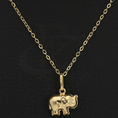 Gold Necklace (Chain With Elephant Pendant) 18Kt - Fkjnkl18K2517 Necklaces