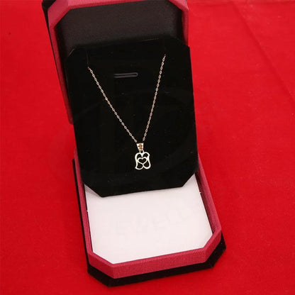 Gold Necklace (Chain With Heart Pendant) 18Kt - Fkjnkl18K2328 Necklaces