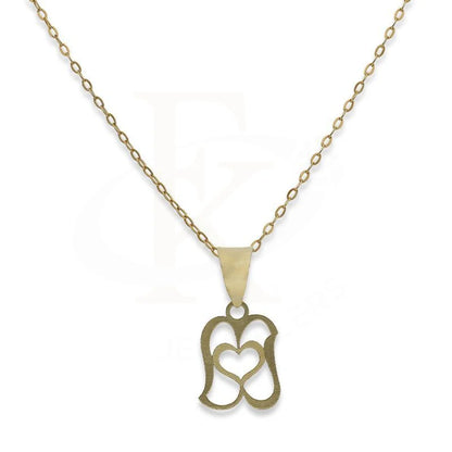 Gold Necklace (Chain With Heart Pendant) 18Kt - Fkjnkl18K2328 Necklaces