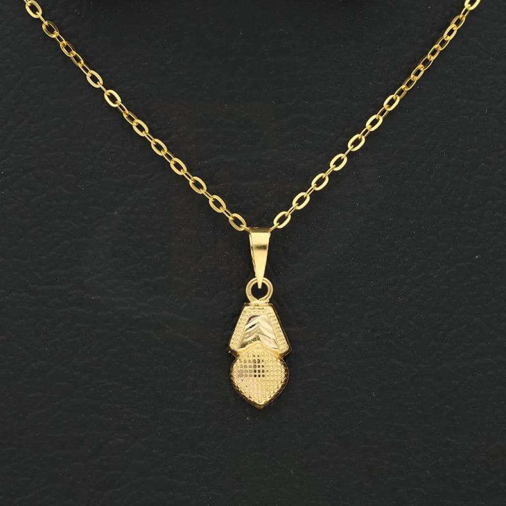 Gold Necklace (Chain With Heart Pendant) 18Kt - Fkjnkl18K2351 Necklaces