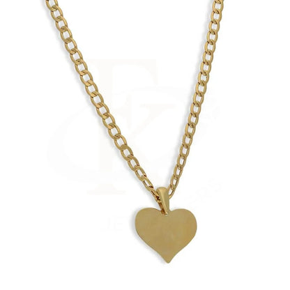 Gold Necklace (Chain With Heart Pendant) 18Kt - Fkjnkl18K3141 Necklaces