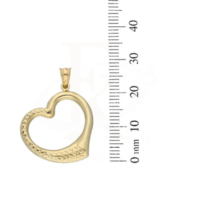 Gold Necklace (Chain With Heart Shaped Pendant) 18Kt - Fkjnkl18K5466 Necklaces