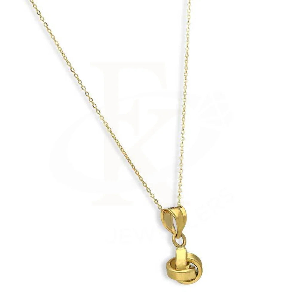 Gold Necklace (Chain With Knot Pendant) 18Kt - Fkjnkl18K2835 Necklaces