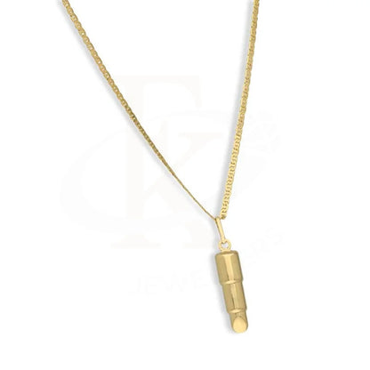 Gold Necklace (Chain With Lipstick Pendant) 18Kt - Fkjnkl18K3134 Necklaces