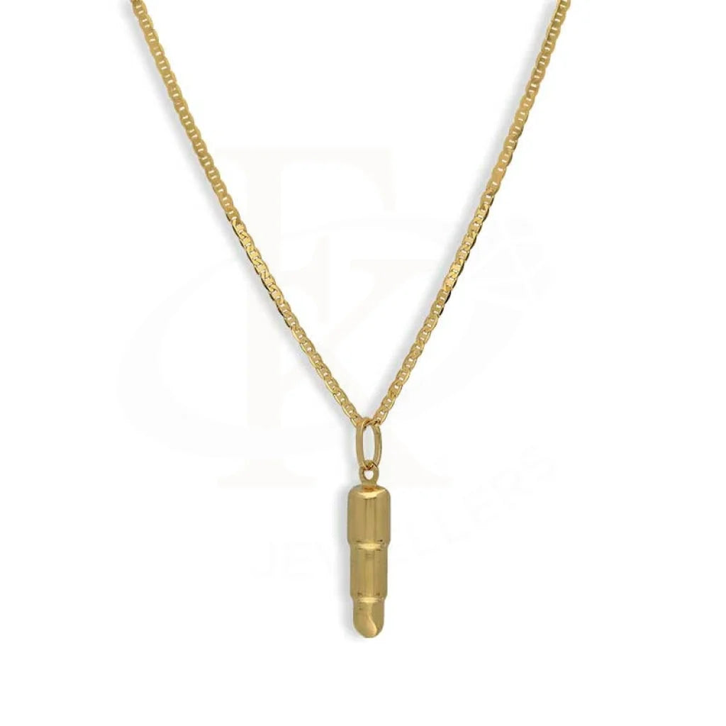 Gold Necklace (Chain With Lipstick Pendant) 18Kt - Fkjnkl18K3134 Necklaces