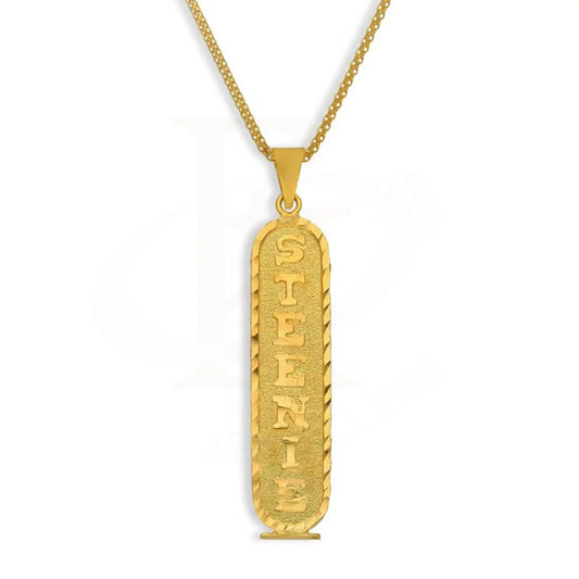 Gold Name Necklace 18Kt - Fkjnkl18K2870 Flat Necklaces