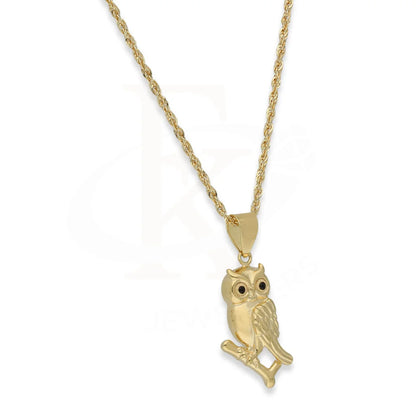 Gold Necklace (Chain With Owl Pendant) 18Kt - Fkjnkl18K5107 Necklaces