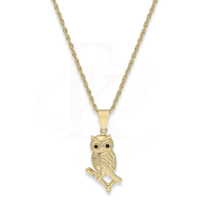 Gold Necklace (Chain With Owl Pendant) 18Kt - Fkjnkl18K5107 Necklaces