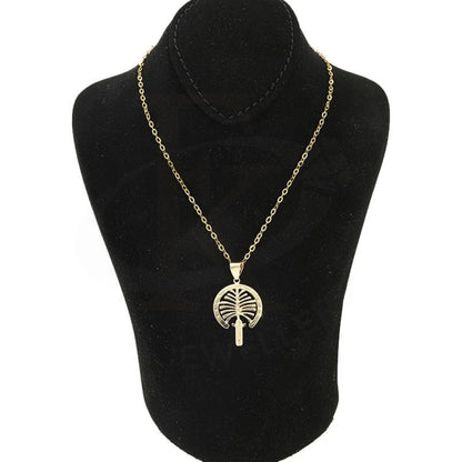 Gold Necklace (Chain With Palm Tree Pendant) 18Kt - Fkjnkl18K2044 Necklaces