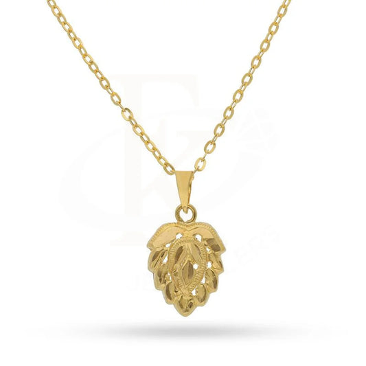 Gold Necklace (Chain With Pendant) 18Kt - Fkjnkl1214 Necklaces