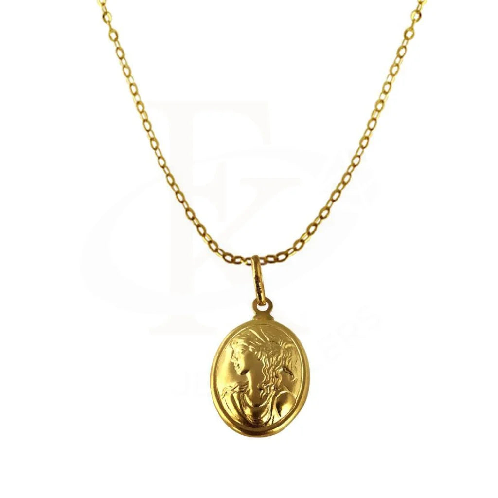 Gold Necklace (Chain With Pendant) 18Kt - Fkjnkl1745 Necklaces