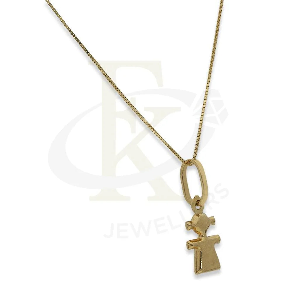 Gold Necklace (Chain With Pendant) 18Kt - Fkjnkl18K2289 Necklaces