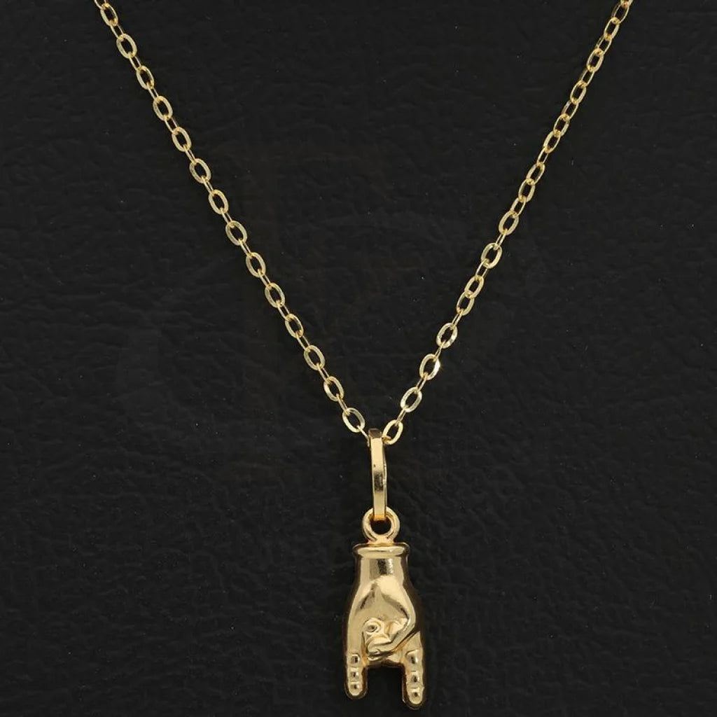 Gold Necklace (Chain With Pendant) 18Kt - Fkjnkl18K2501 Necklaces