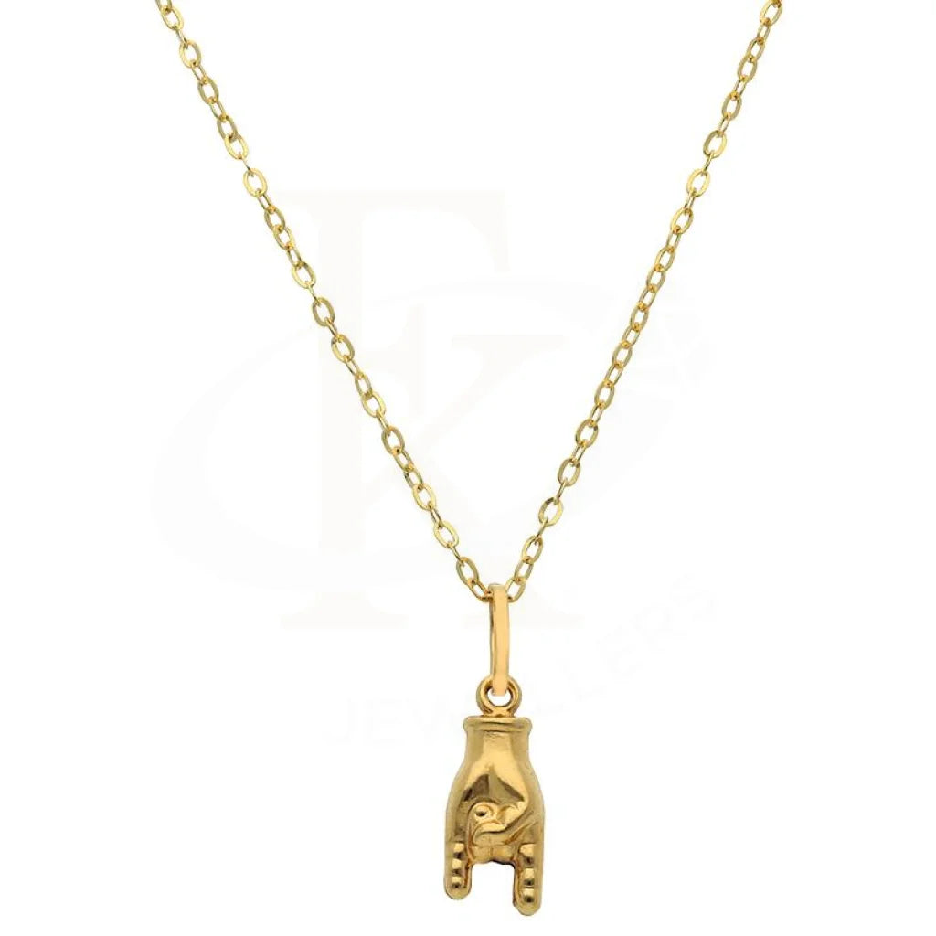 Gold Necklace (Chain With Pendant) 18Kt - Fkjnkl18K2501 Necklaces