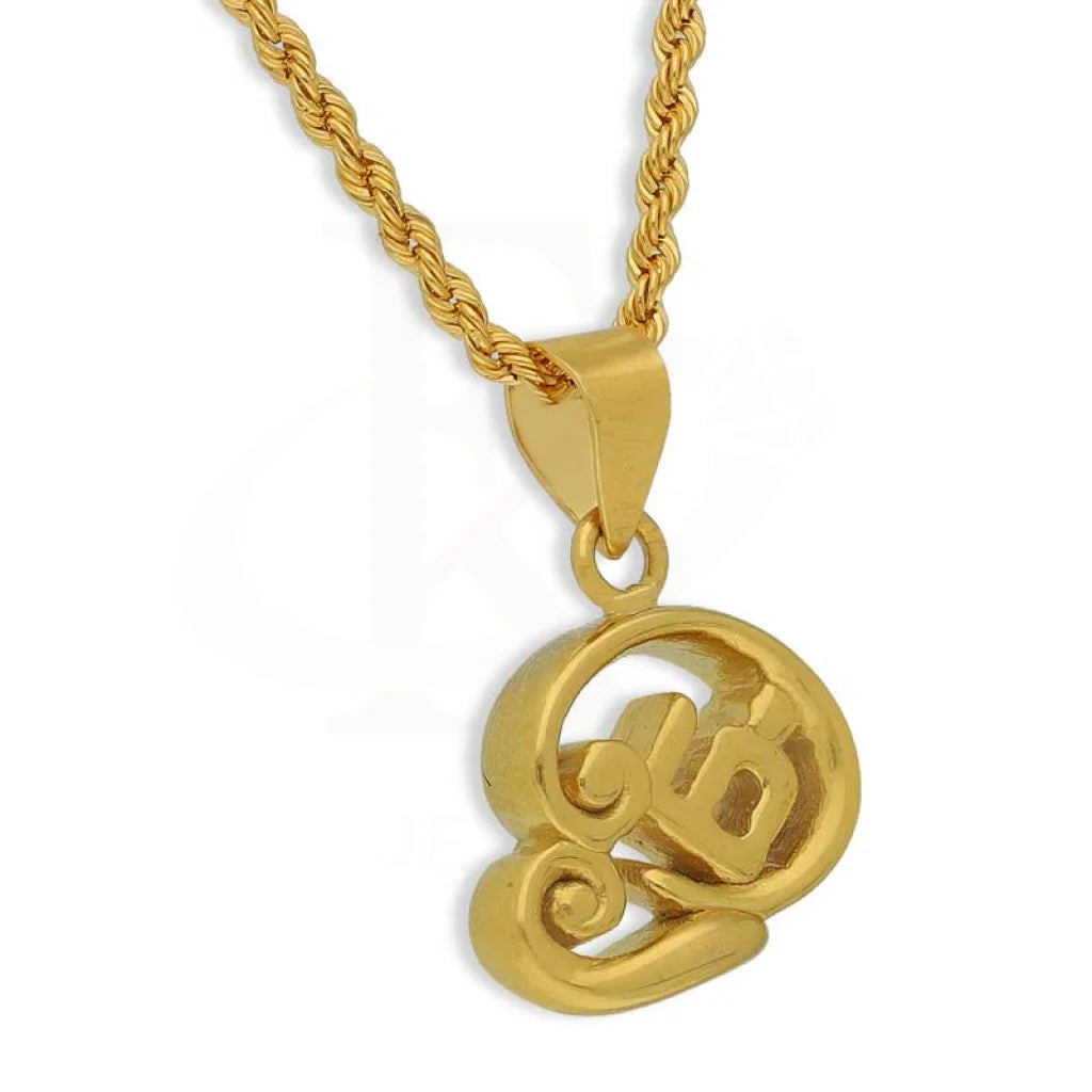 Gold Necklace (Chain With Pendant) 22Kt - Fkjnkl22K2747 Necklaces