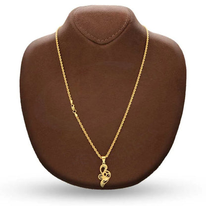 Gold Necklace (Chain With Pendant) 22Kt - Fkjnkl22K2784 Necklaces