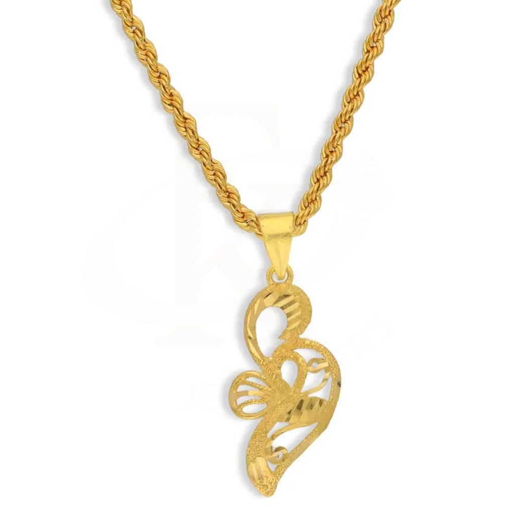 Gold Necklace (Chain With Pendant) 22Kt - Fkjnkl22K2784 Necklaces