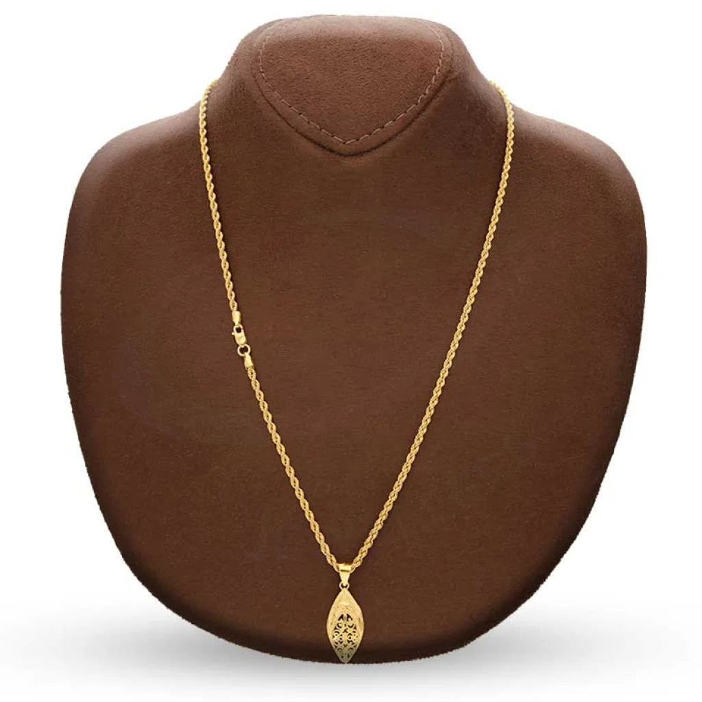 Gold Necklace (Chain With Pendant) 22Kt - Fkjnkl22K2786 Necklaces