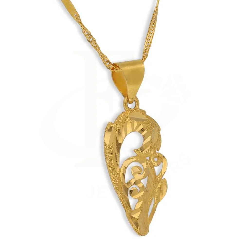 Gold Necklace (Chain With Pendant) 22Kt - Fkjnkl22K3036 Necklaces