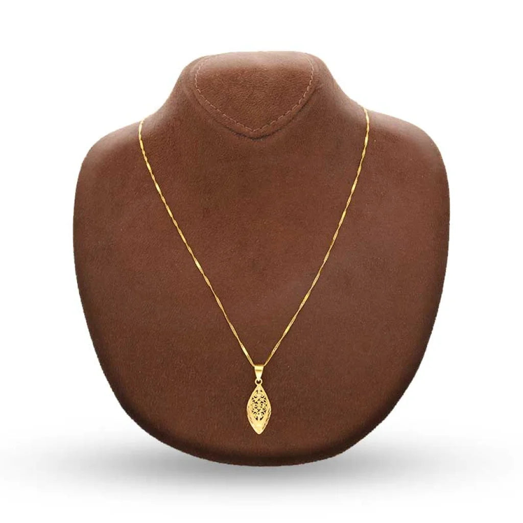 Gold Necklace (Chain With Pendant) 22Kt - Fkjnkl22K3043 Necklaces