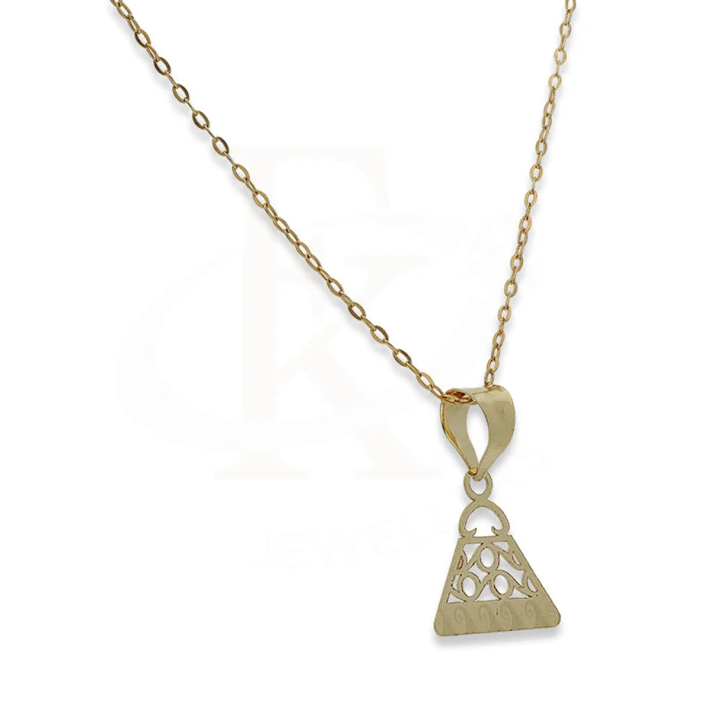 Gold Necklace (Chain With Purse Pendant) 18Kt - Fkjnkl18K2327 Necklaces