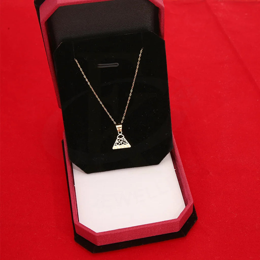 Gold Necklace (Chain With Purse Pendant) 18Kt - Fkjnkl18K2327 Necklaces