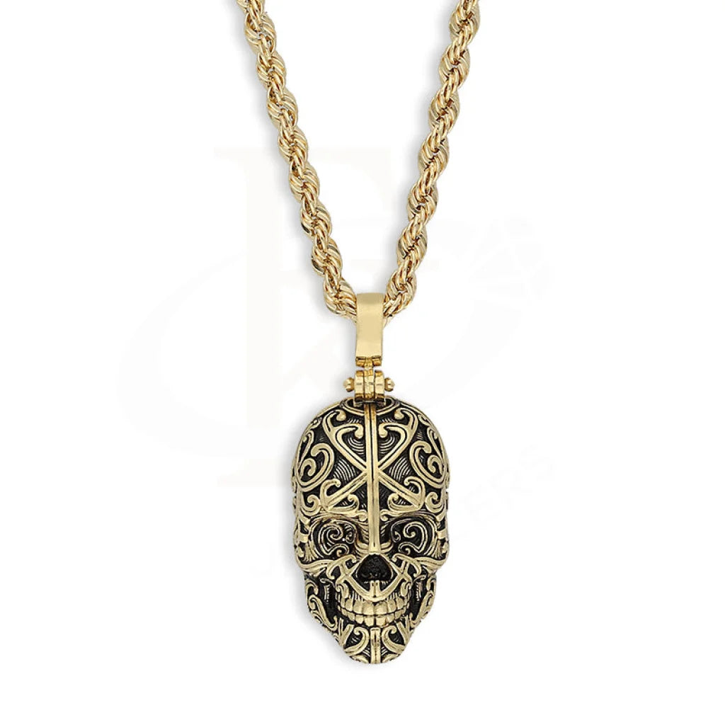 Gold Necklace (Chain With Skull Pendant) 18Kt - Fkjnkl18K5457 Necklaces