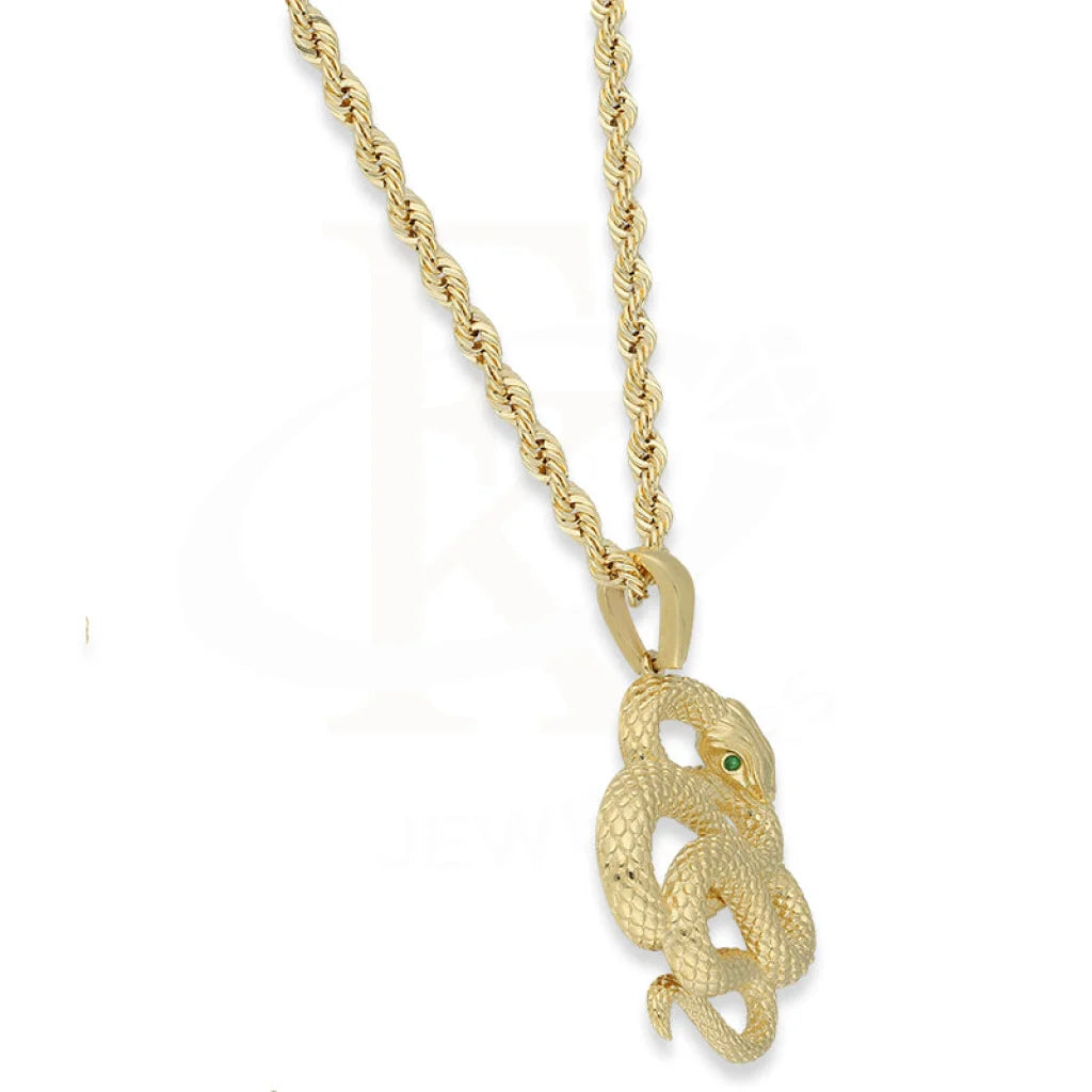 Gold Necklace (Chain With Snake Pendant) 18Kt - Fkjnkl18K5100 Necklaces