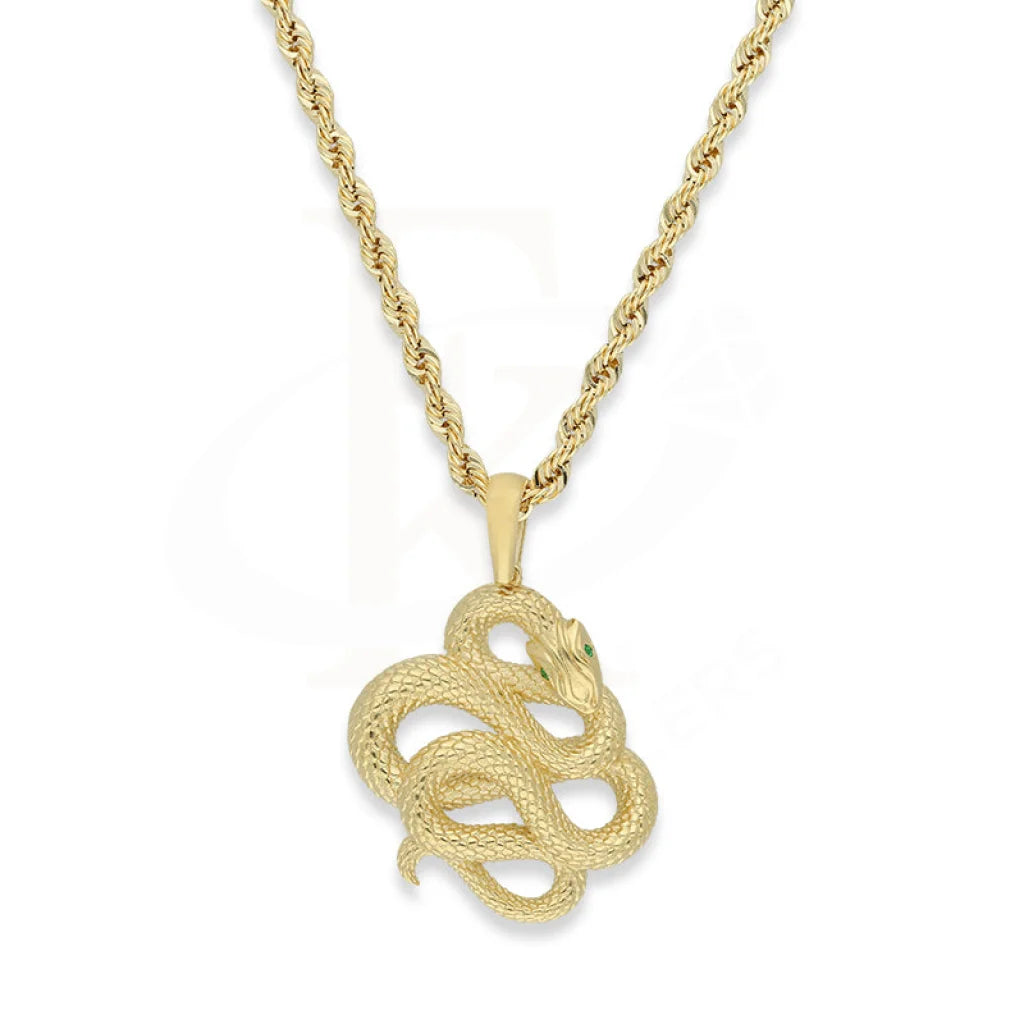 Gold Necklace (Chain With Snake Pendant) 18Kt - Fkjnkl18K5100 Necklaces