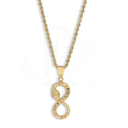 Gold Necklace (Chain With Snake Pendant) 18Kt - Fkjnkl18K5469 Necklaces