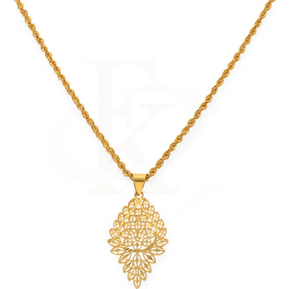 Gold Necklace (Chain With Pendant) 21Kt- Fkjnkl21K7683 Necklaces