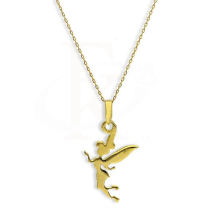 Gold Necklace (Chain With Angel Pendant) 18K - Fkjnkl18K2690 Necklaces