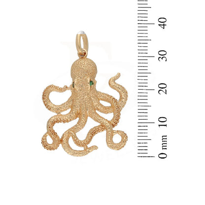 Gold Octopus Shaped Pendant 18Kt - Fkjpnd18K5110 Pendants