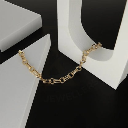 Gold Oval Cable Link Bracelet 18Kt - Fkjbrl18K5202 Bracelets