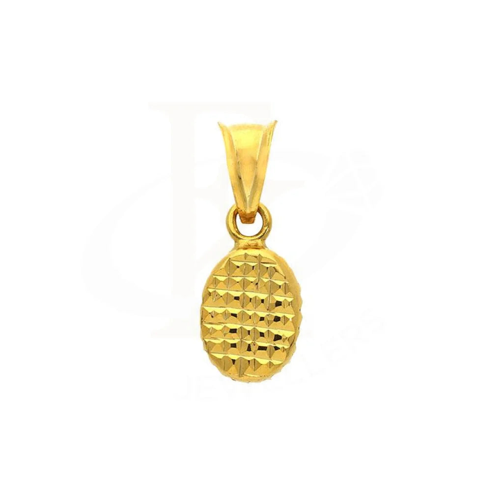 Gold Oval Pendant 18Kt - Fkjpnd18K2571 Pendants