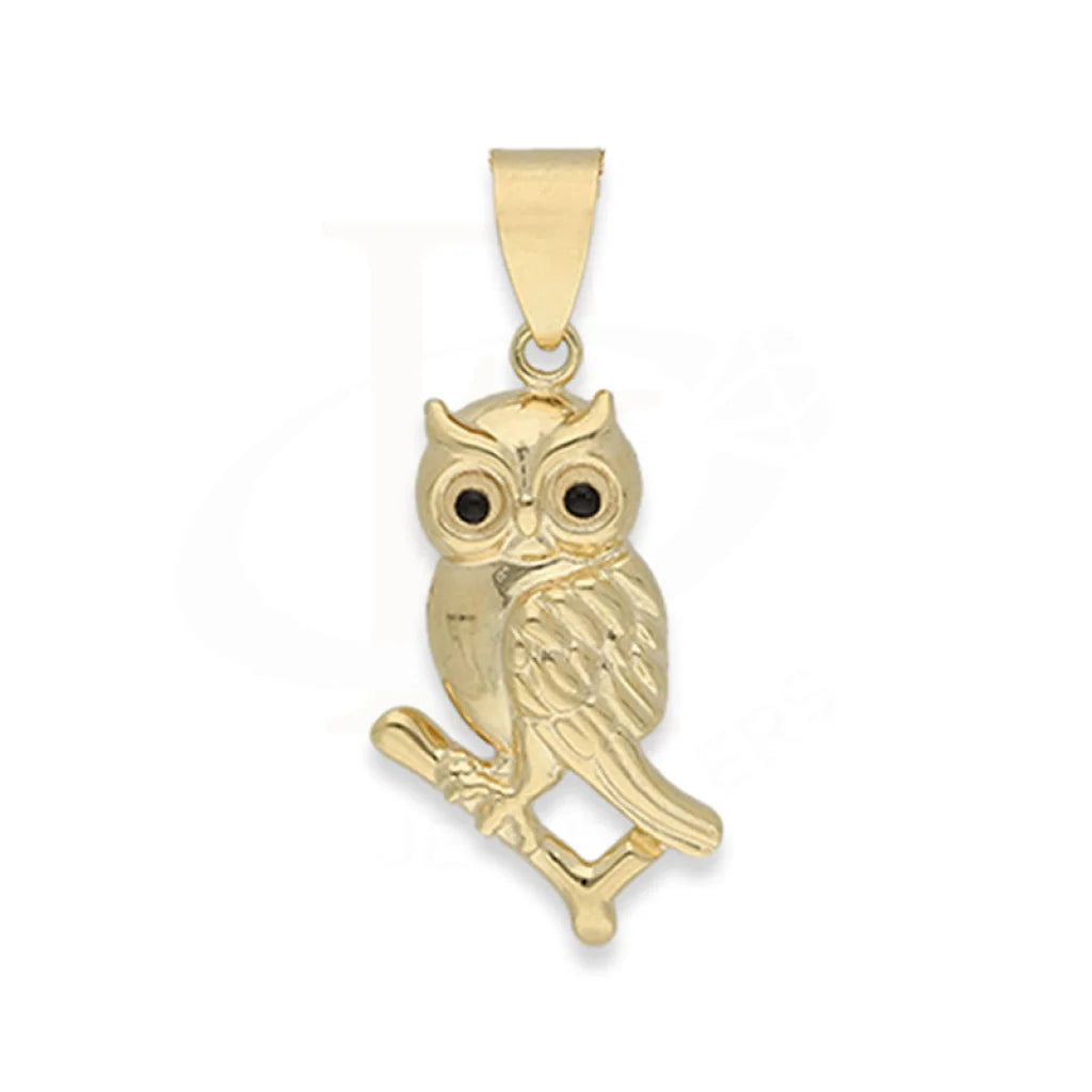 Gold Owl Shaped Pendant 18Kt - Fkjpnd18K5107 Pendants