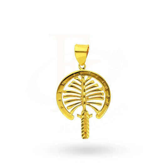 Gold Palm Tree Pendant 18Kt - Fkjpnd18K2044 Pendants