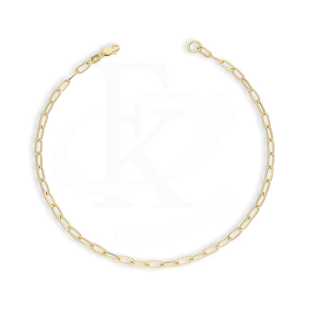 Gold Paper Clip Anklet 18Kt - Fkjankl18K5261 Anklets