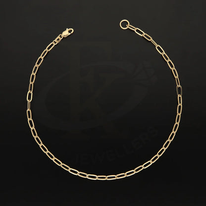 Gold Paper Clip Anklet 18Kt - Fkjankl18K5261 Anklets