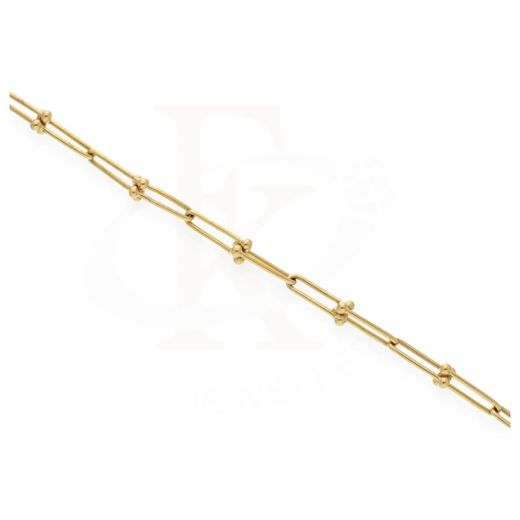 Gold Paper Clip Bracelet 18K - Fkjbrl18K7479 Bracelets