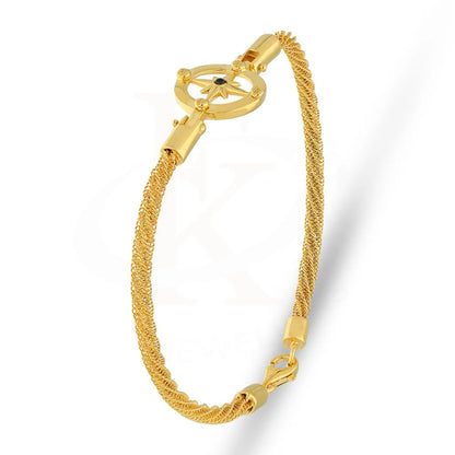 Gold Star Shaped Bracelet 22Kt - Fkjbrl22K5033 Bracelets