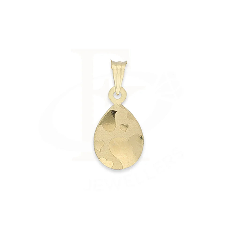 Gold Pear Shaped Pendant 18Kt - Fkjpnd18K5122 Pendants