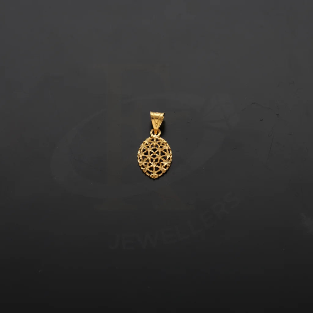 Gold Pear Shaped Pendant Set (Necklace Earrings And Ring) 21Kt - Fkjnklst21Km8051 Sets