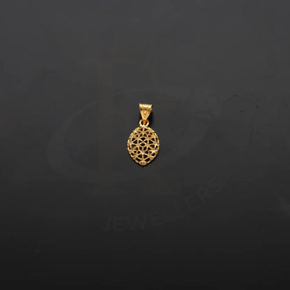 Gold Pear Shaped Pendant Set (Necklace Earrings And Ring) 21Kt - Fkjnklst21Km8051 Sets