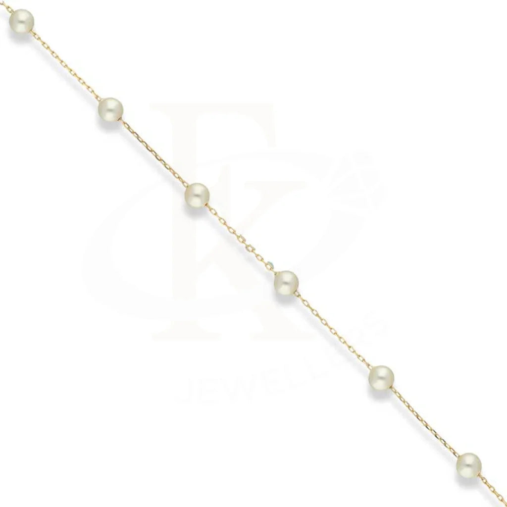 Gold Pearls Bracelet 18Kt - Fkjbrl18K3039 Bracelets