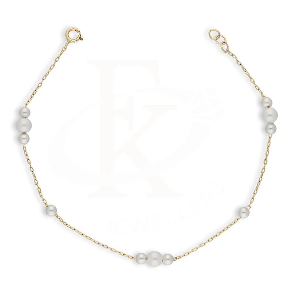 Gold Pearls Bracelet 18Kt - Fkjbrl18K5586 Bracelets