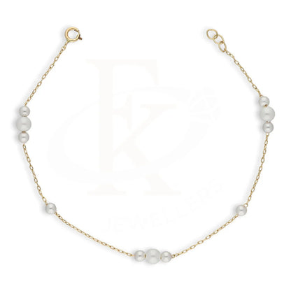 Gold Pearls Bracelet 18Kt - Fkjbrl18K5586 Bracelets