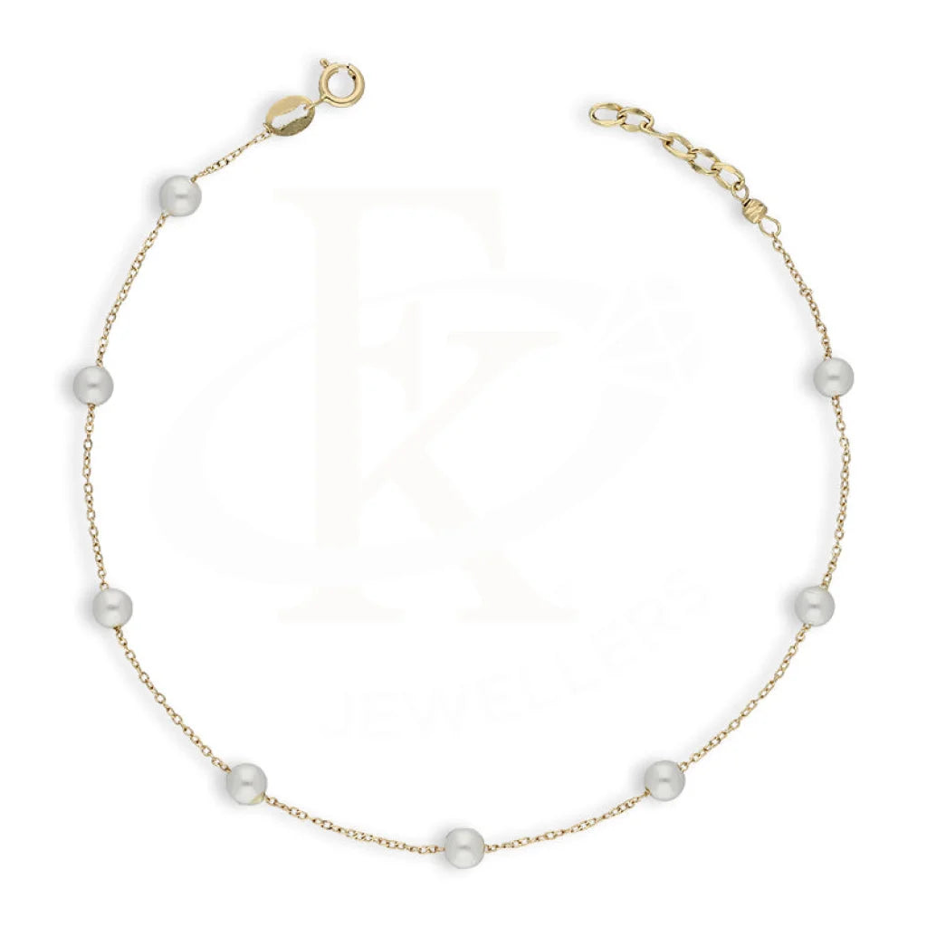 Gold Pearls Bracelet 18Kt - Fkjbrl18K5587 Bracelets